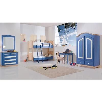 Chinese Kids Storage Children Wooden Home Furniture Sofa Bunk Bed Wooden Furniture