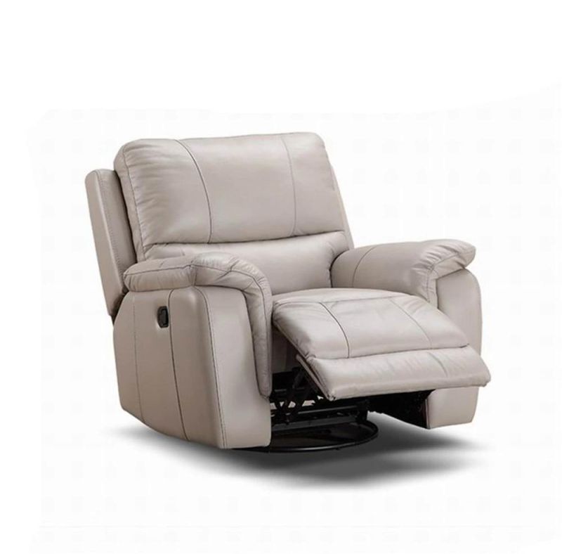 Modern Lazy Style Indoor Half Leather Sofa Recliner Sofa