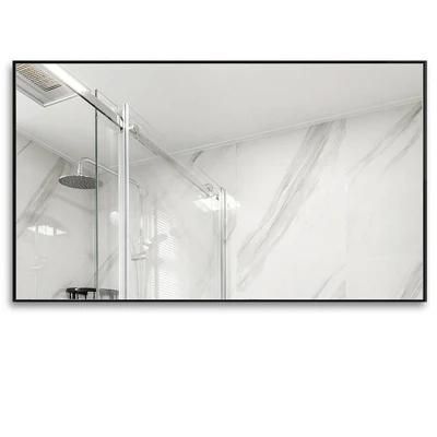 Bathroom Mirror Aluminum Frame Simple Modern Wall Mounted Makeup Mirror 0026