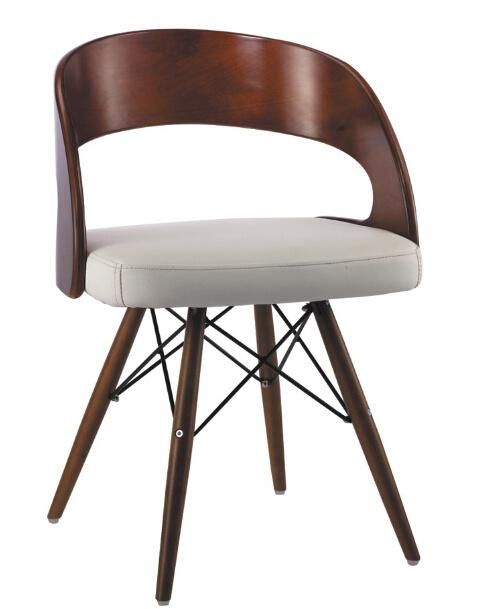 Modern New Design Wood and Leather Leisure Chair Bar Stool