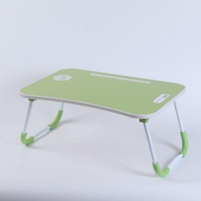 Foldable Legs Cup Slot Laptop Desk for Study Read