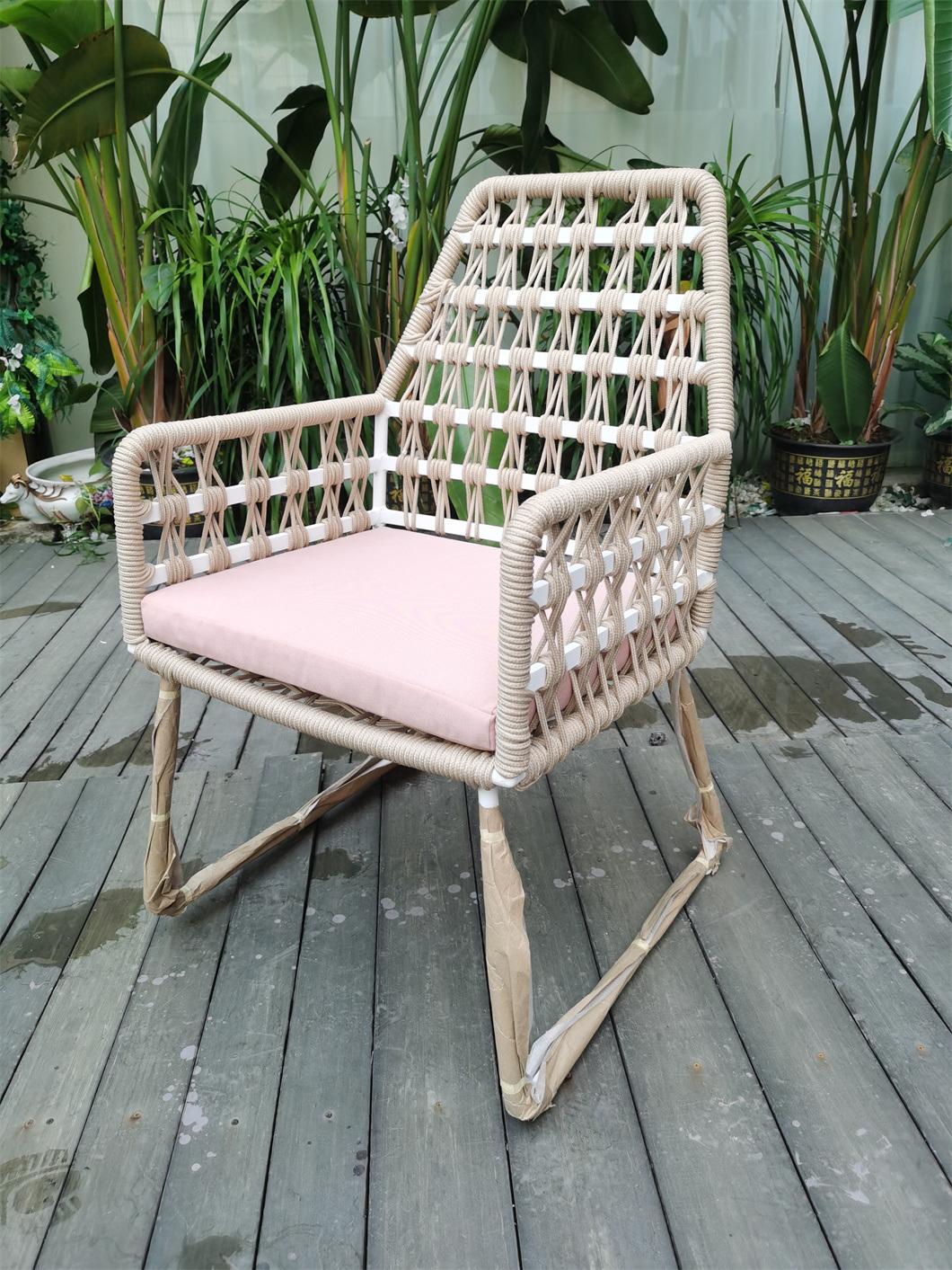 China Factory Garden Modern Style Rattan Outdoor Patio Outdoor Rattan Aluminum Furniture Chair