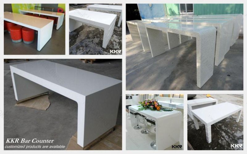 Dining Room Furniture Artificial Solid Surface Stone Bar Table