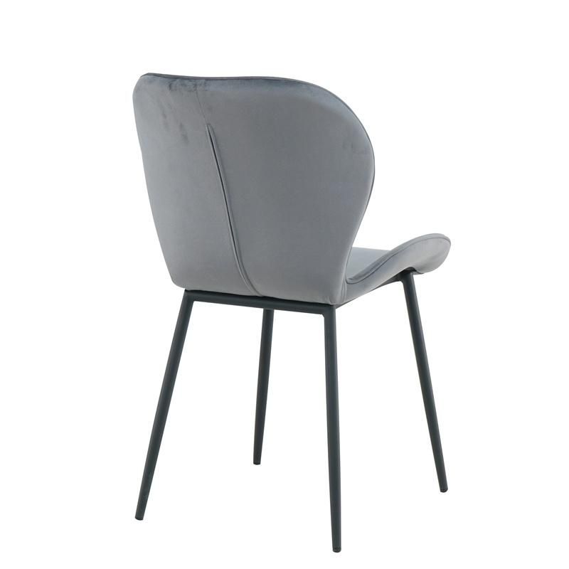 Modern Style Hot Sale Color Restaurant Cafe Upholsteried Fabric Dining Chair