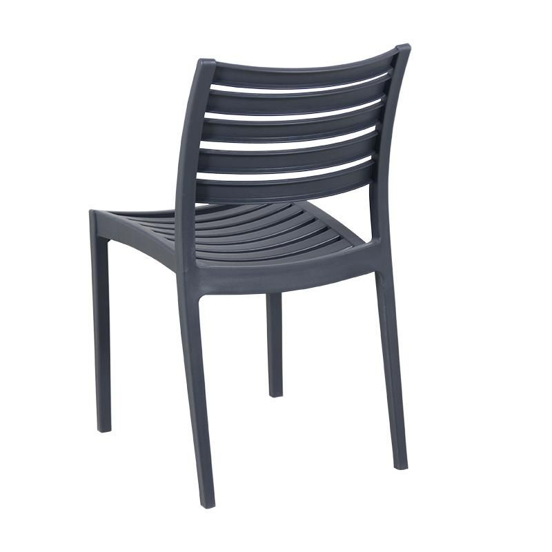 Wholesale Outdoor Furniture Modern Style Garden Furniture Joplin Plastic Chair Eco-Friendly PP Armless Dining Chair