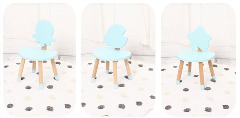 Wood Modern Children Table Simple Design Kids Study Table and Chair Set