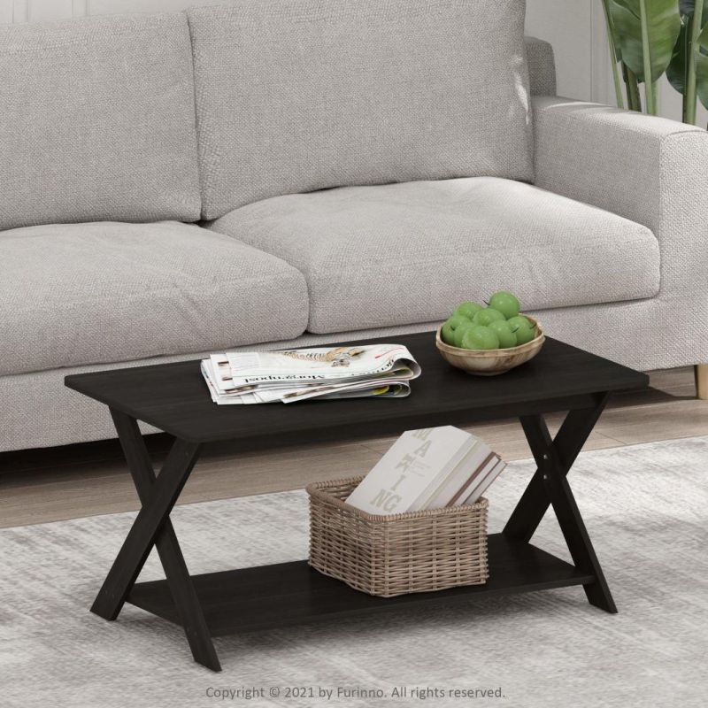 Modern Simple Coffee Table, Espresso