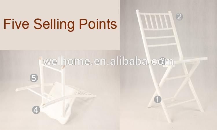 Wooden Folding Chiavari Chair Folding Tiffany Chair