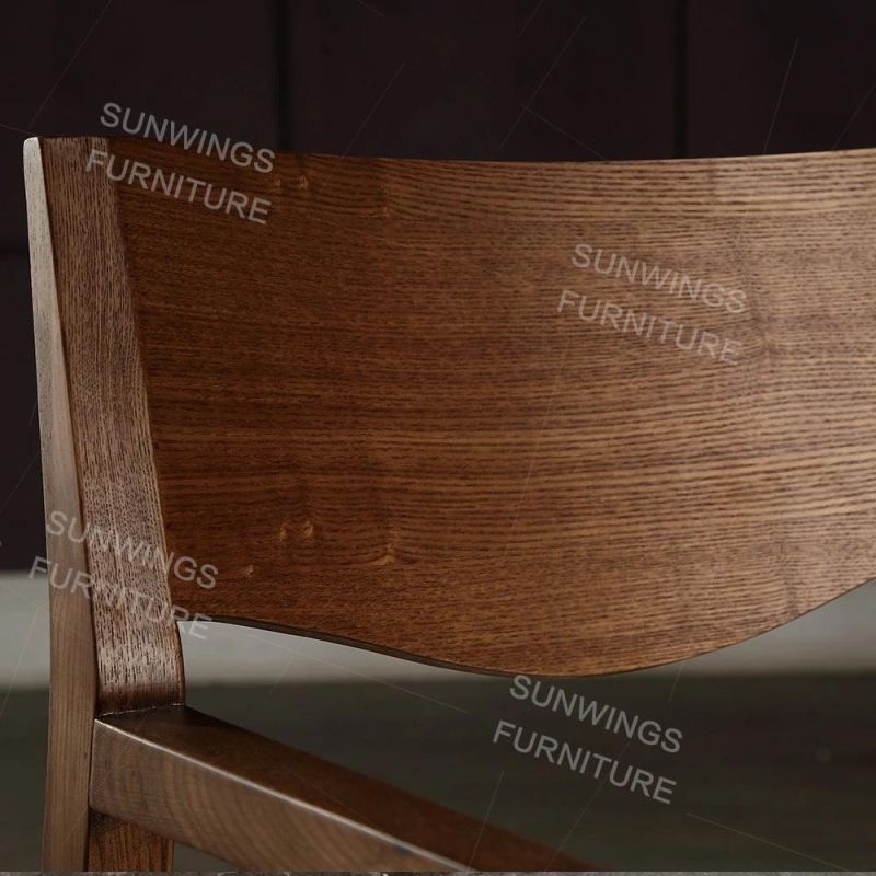 Nordic Solid Wood Dining Chair in American Ash Wood