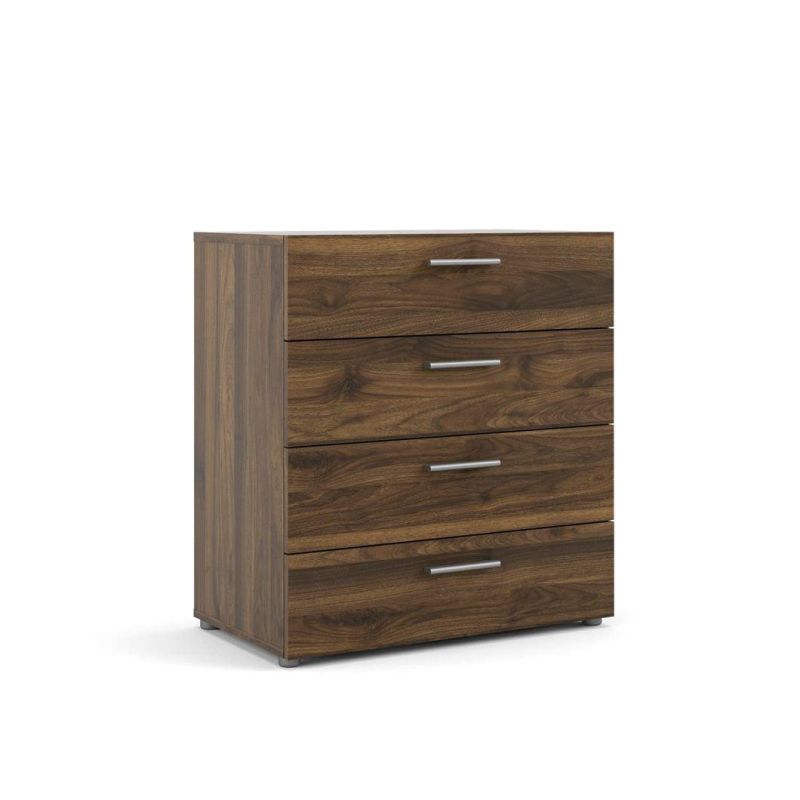 Contemporary Design 4 Drawer Chest, Suitable for Small Rooms