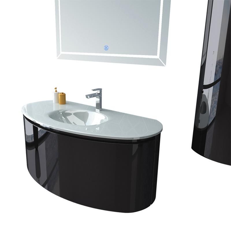 Black High Gloss Bathroom Vanity Formica High End Cheap Vanity Bathroom Furniture