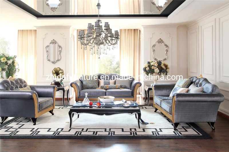 Modern Antique Style Living Room Furniture with Soft Cushion