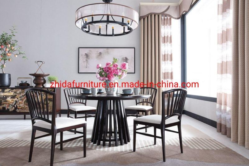 Modern Events Banquet Wooden Round Dining Table with Chair