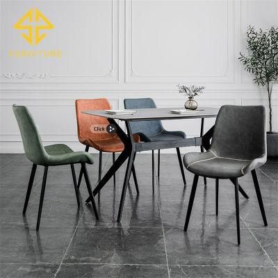 Modern Luxury Dining Room Furniture PU Leather Dining Chair for Sale