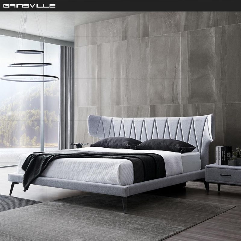 Modern Bedroom Furniture Soft Bed Upholstery Bed in Italy Fashionable Style