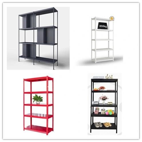 Black Adjustable Household Metal Storage Shelf with 3 Shelving Unit