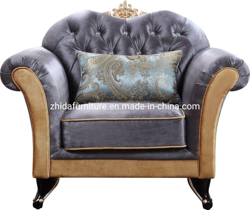 Modern Antique Style Living Room Furniture with Soft Cushion