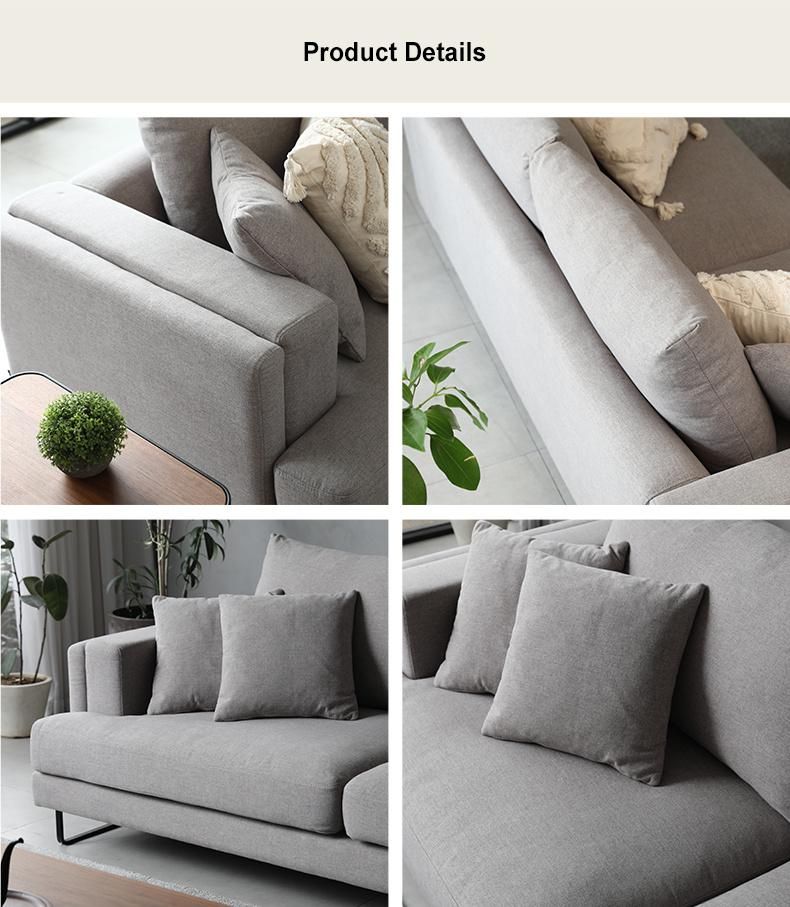 New Design High Back Fabric Living Room Modern Set Sofa Sets Home Furniture