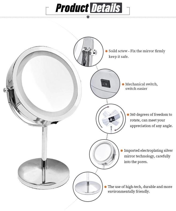 Professional Design LED Standing Makeup Mirror (SE-F1009)