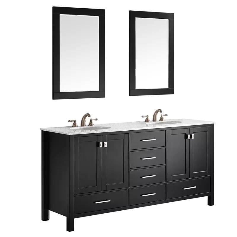 60inch New Design Solid Wood Double Bathroom Vanity Cabinet