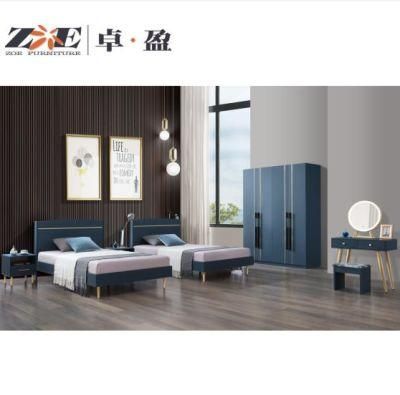 Modern Home Furniture Wooden MDF Apartment Kids Furniture Bedroom Set