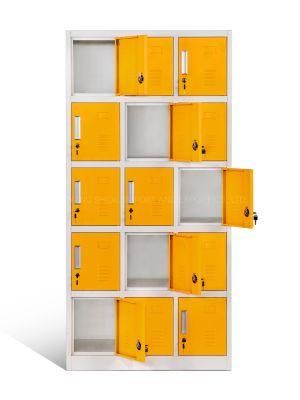 Metal Colored Tall Storage Box Tool Lockers for Public Area