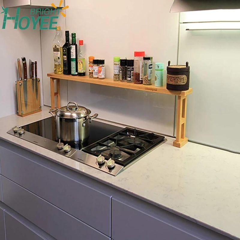 Bamboo Multifunctional Rack for Kitchen Bathroom