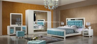 New Model Italian Royal 3 Bedroom Furniture Set House Plan/Mirror Bedroom Furniture/Fancy Modern MDF Bedroom Furniture Set