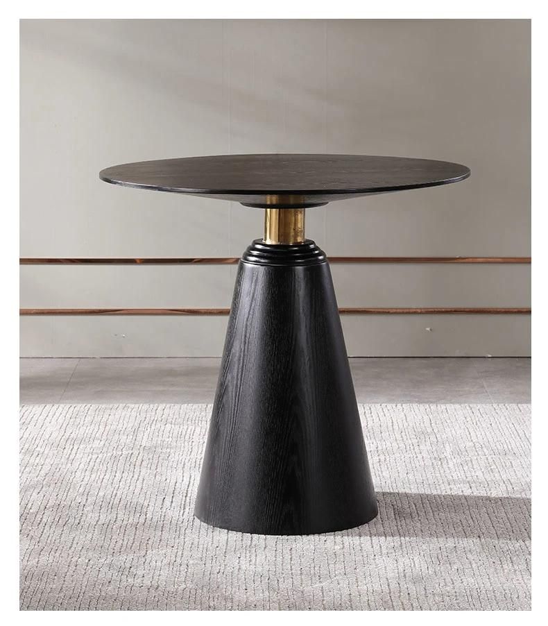 Hyc-Nu128 Post-Modern Hong Kong-Style Light Luxury Sales Office Negotiate Table and Chair Combination for The Living Room