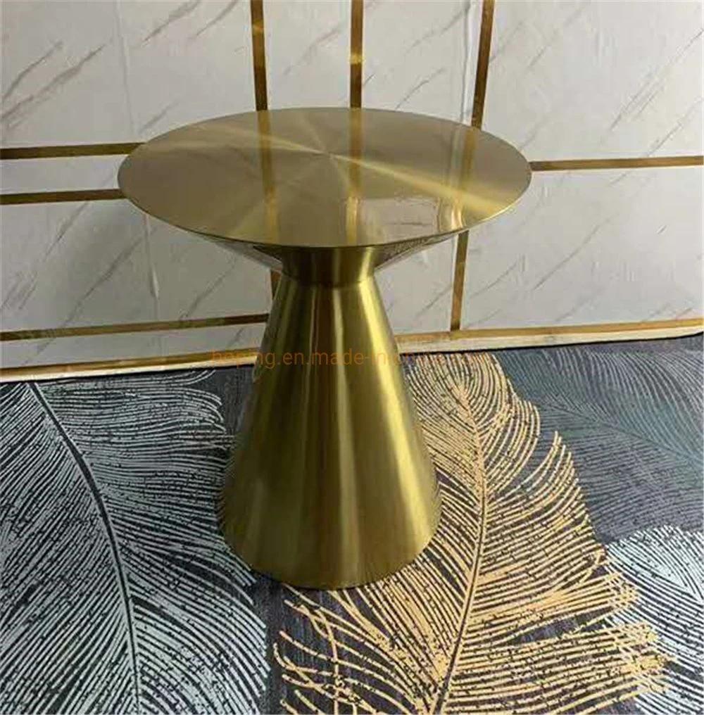 Hotel Relax Zone Decoration Coffee Dining Table Black Golden Ball Base Chair Table