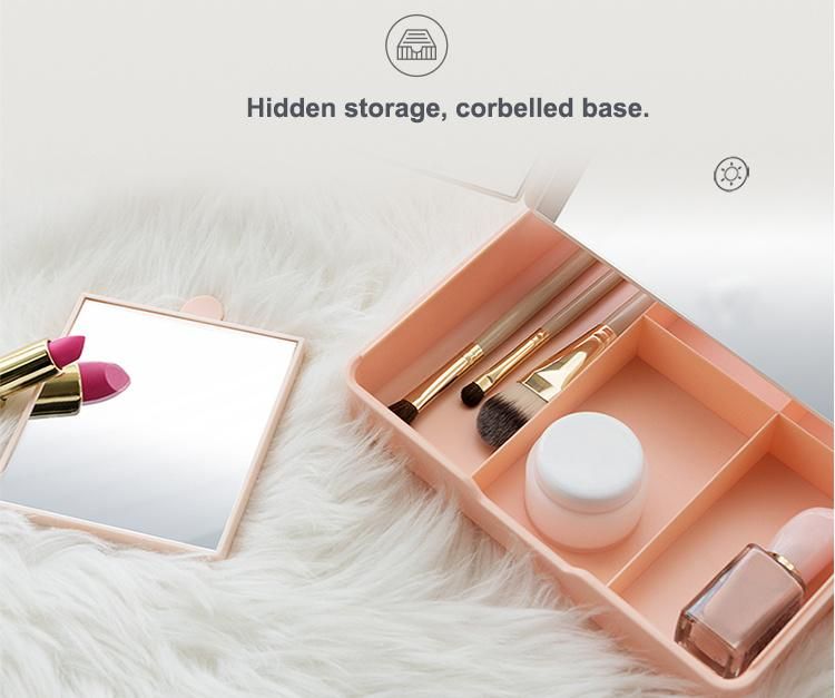 Smart Touch Control Lighted Makeup Mirror