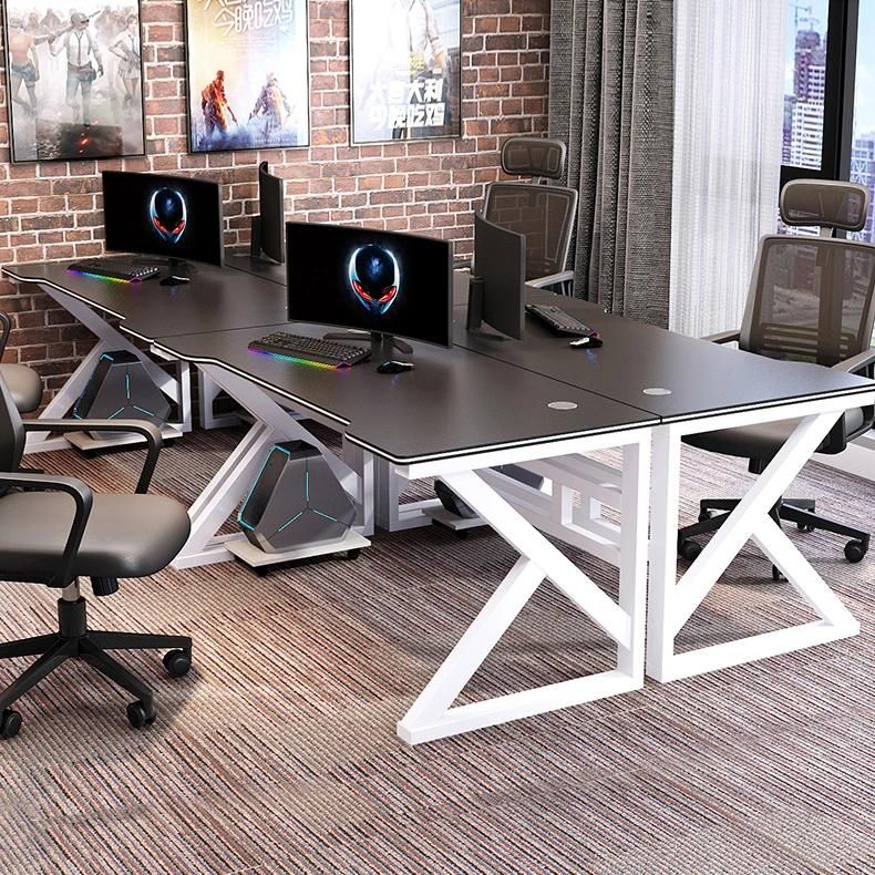 Home Office Simple Furniture Metal Steel Study Working Computer Desk Game Table