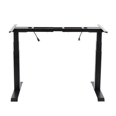 High-End Ergonomic 140kg Load Weight Height Adjustable Sit Stand Desk