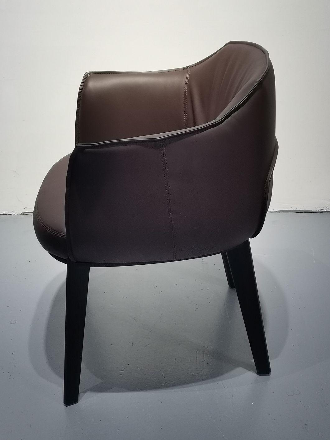 New Designed Soft Leather Hotel Living Room Study Desk Chair