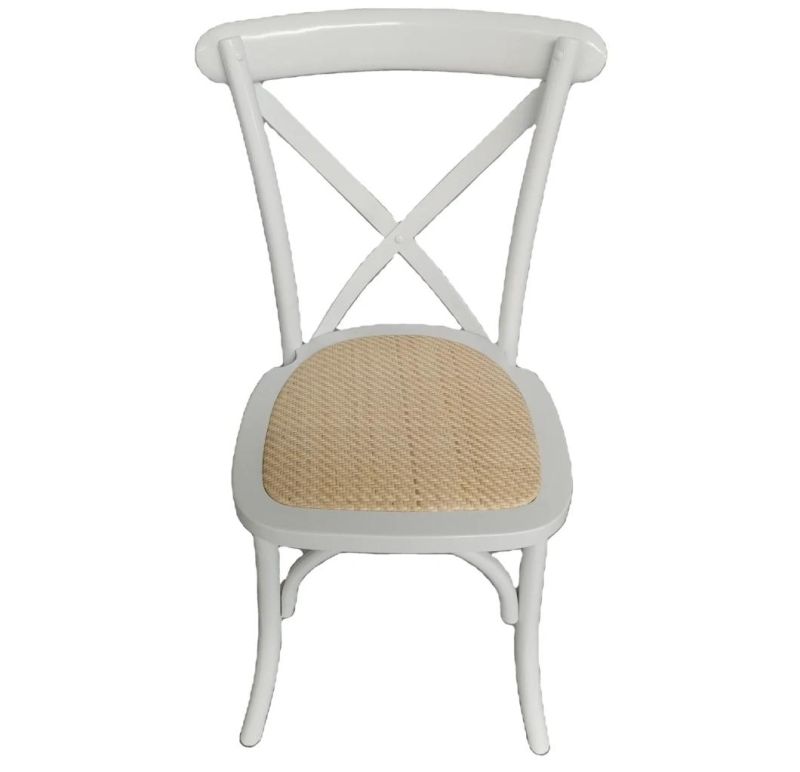 Hotel Furniture Solid Wood Cross Back Chair for Wedding