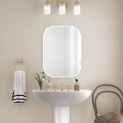 Easy to Maintenance Frameless Bathroom Mirror for Luxury Interior Home Decoration