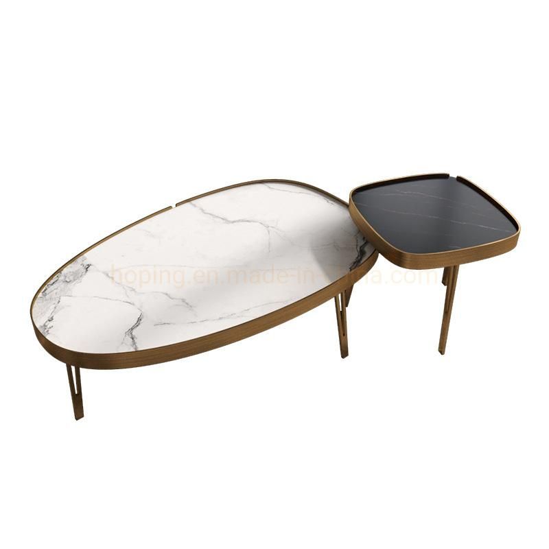 Modern Living Room Furniture Square Oval Round Bedroom Side Tableset Tea Table Home Furniture TV Stand Coffee Table