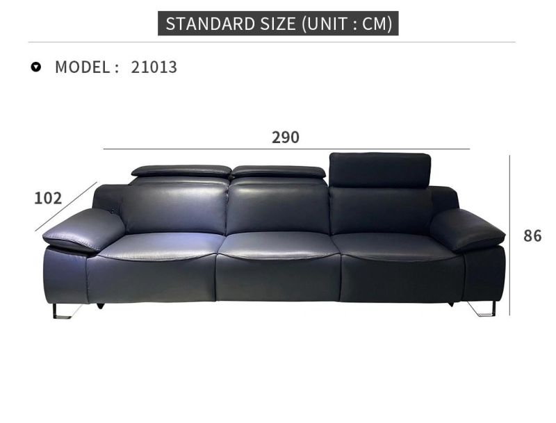 Luxury Modern Contemporary Style Home Furniture Living Room Set Leather Sectional Sofa