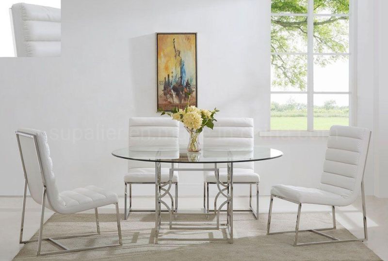 2020 USA Modern Design Hot Selling Dining Room Glass Table