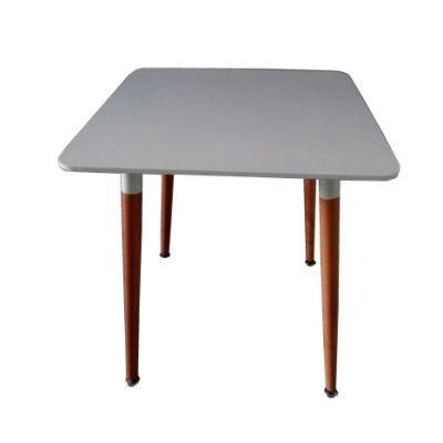 Modern Home 18mm MDF Top Beech Leg Dining Room Dining Table