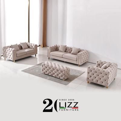 Velvet Fabric Sofa Wholesale Sofa Set Price Modern Home Furniture Sofa