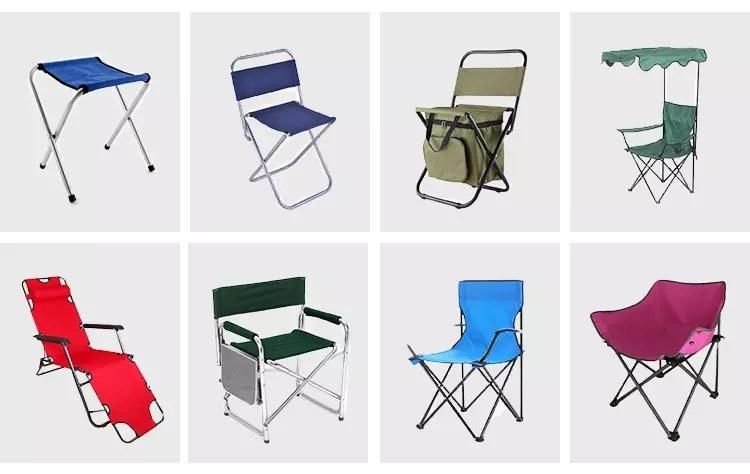 Relaxing Portable Reclining Lightweight Folding Metal Camping Beach Chair Modern Cadeira De Praia Sillas Playeras for Camping