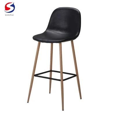 Nordic Style Restaurant Cafe Dining Room Furniture Modern Design Lounge Furniture Metal Stool Bar Chair