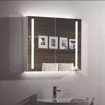 OEM Vanities Aluminum MDF Premium Quality Wall Mounted Bathroom LED Medicine Cabinet with Defogger