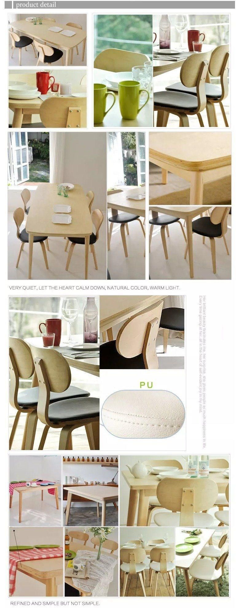 Furniture Modern Furniture Table Home Furniture Wooden Furniture Save Space Wooden Extending Extendable New Design Wood Dining Table with Chair