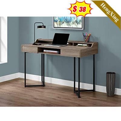 Wholesale Wooden Metal Furniture Study Laptop Stand Computer Desk Standing Mobile Laptop Table