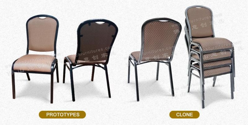 Yc-Zg38 High Quality Canada Wholesale Custom Steel Stacking Waterfall Banquet Chair