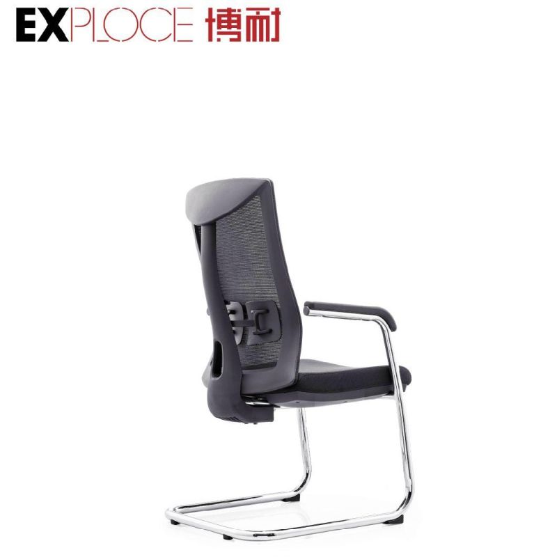 Low Back Black Mesh Metal Frame Swivel Task Desk Staff Office Chair Modern Europen Furniture for Home School Gaming Dining Hotel Hospital Computer Meeting Room