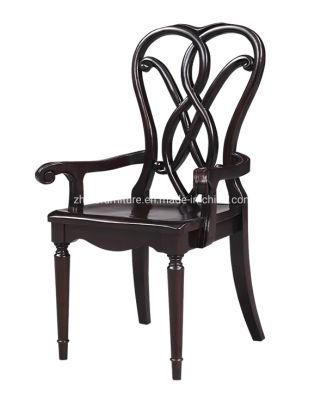 Armrest Hotel Chinese Restaurant Dining Furniture Dining Chair