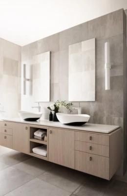 Linear Design Melamine Wood Grain Color Hot Sale Modern Eusuite Vanity Cabinets